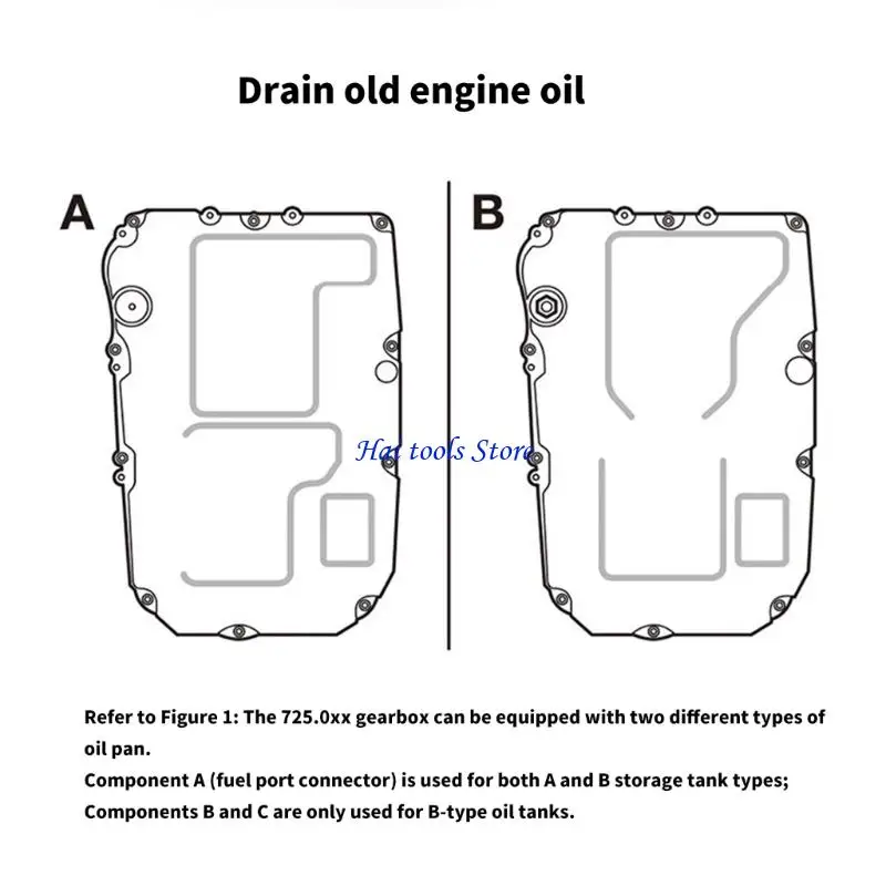 X37E Metall-Getriebeöl-Einfüllwerkzeug für 725.0 9-Gang-Ölwechsel-Getriebe-Einfüllwerkzeug-Adapter, Autozubehör – Detail 8