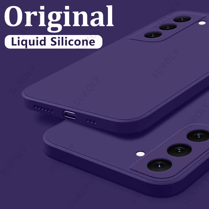 Premium Liquid Silicone Soft Phone Case - Durable TPU Protective Cover