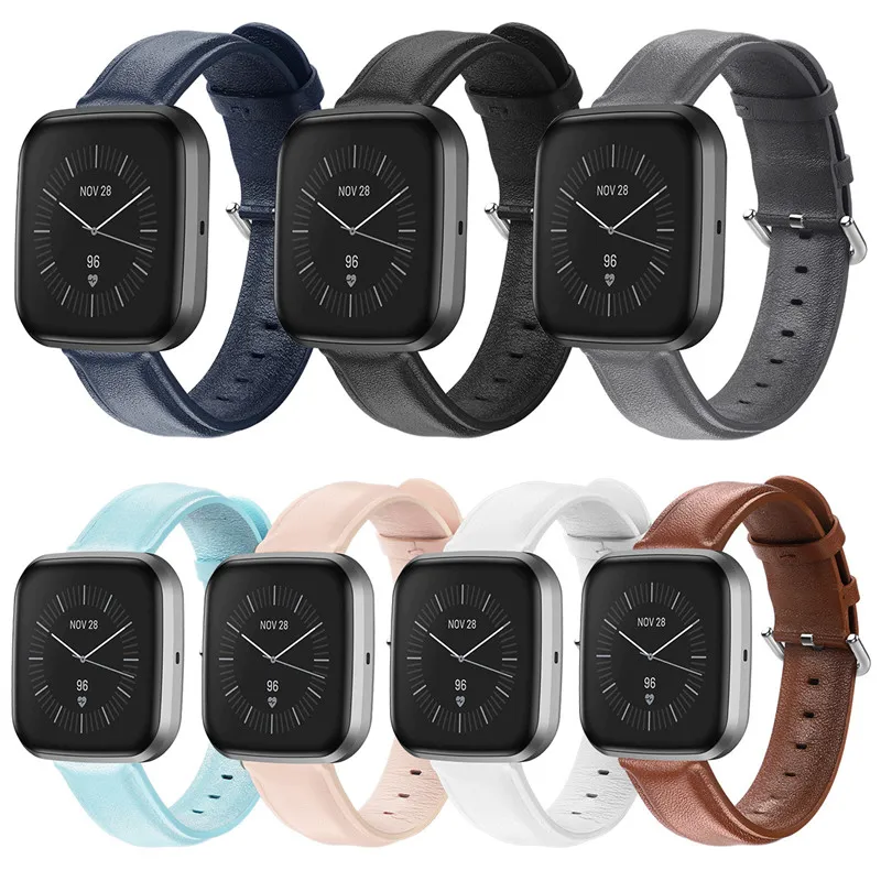 

Ремешок из натуральной кожи для смарт-часов Fitbit Versa 3 4 Sense