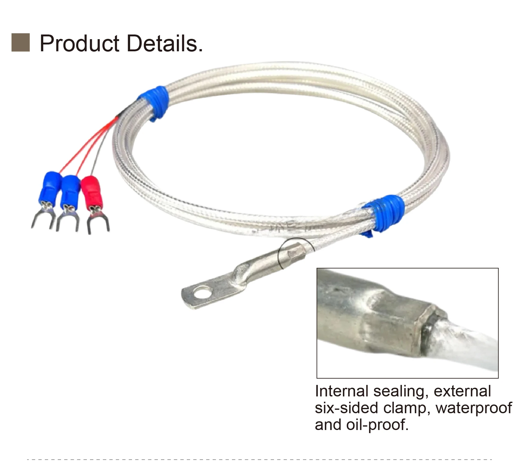 Adhesive Surface-Mount RTD PT100 Waterproof Temperature Sensor Industrial Probe