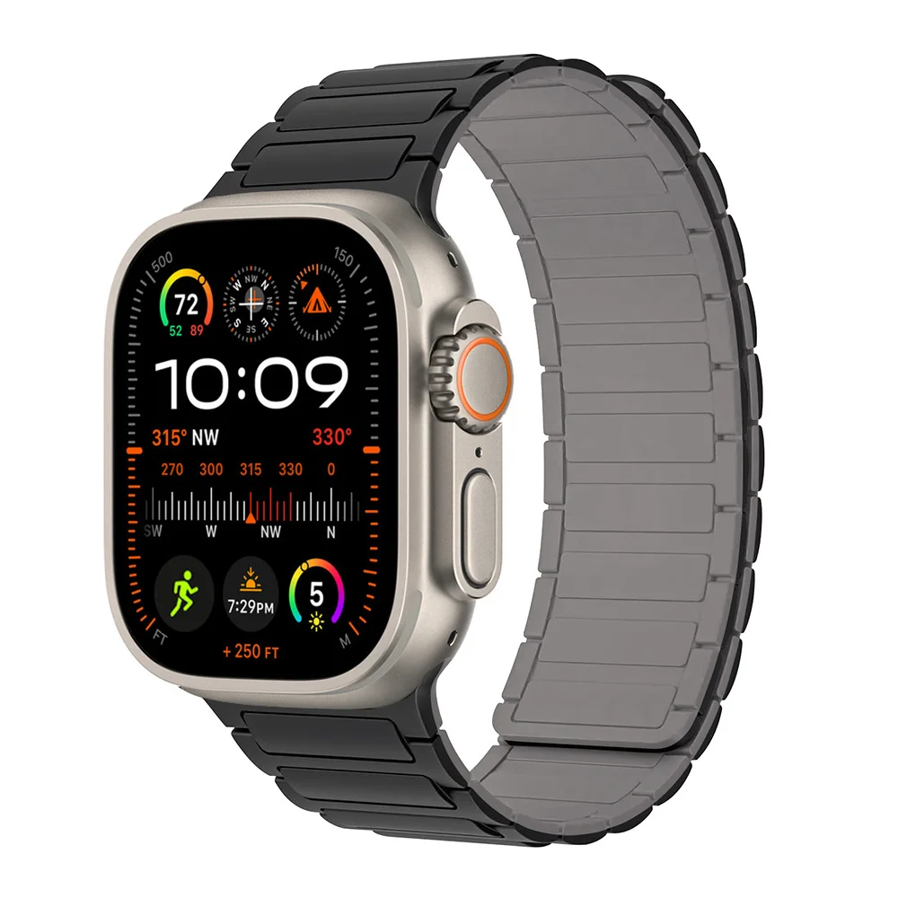 Magnetic Silicone Link Bracelet