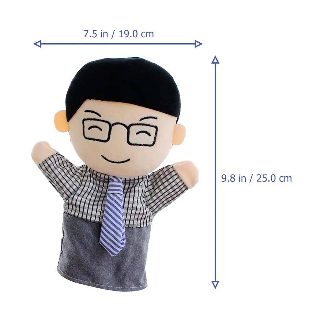 1Pcs 손 인형 사용 대화형 스토리텔링 장난감 어린이 손 재미있는 교육 게임 대화형 장난감