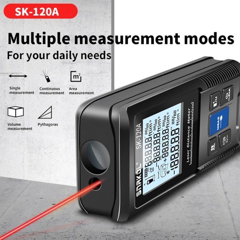 

Intelligent Lasers Distance Display Meter Portable Hand Held Digital Measure Tool Roulette Rangefinder Shockproof DropShipping