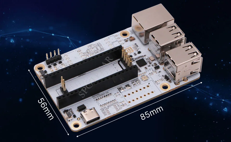 IOB, Placa Linux com HUB USB Ethernet RJ45