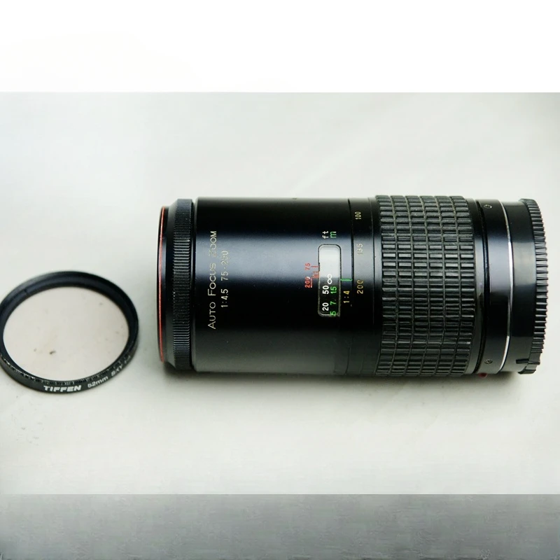

MA port Fivestar 75-200mm 4.5 constant red circle telephoto lens macro 70-210