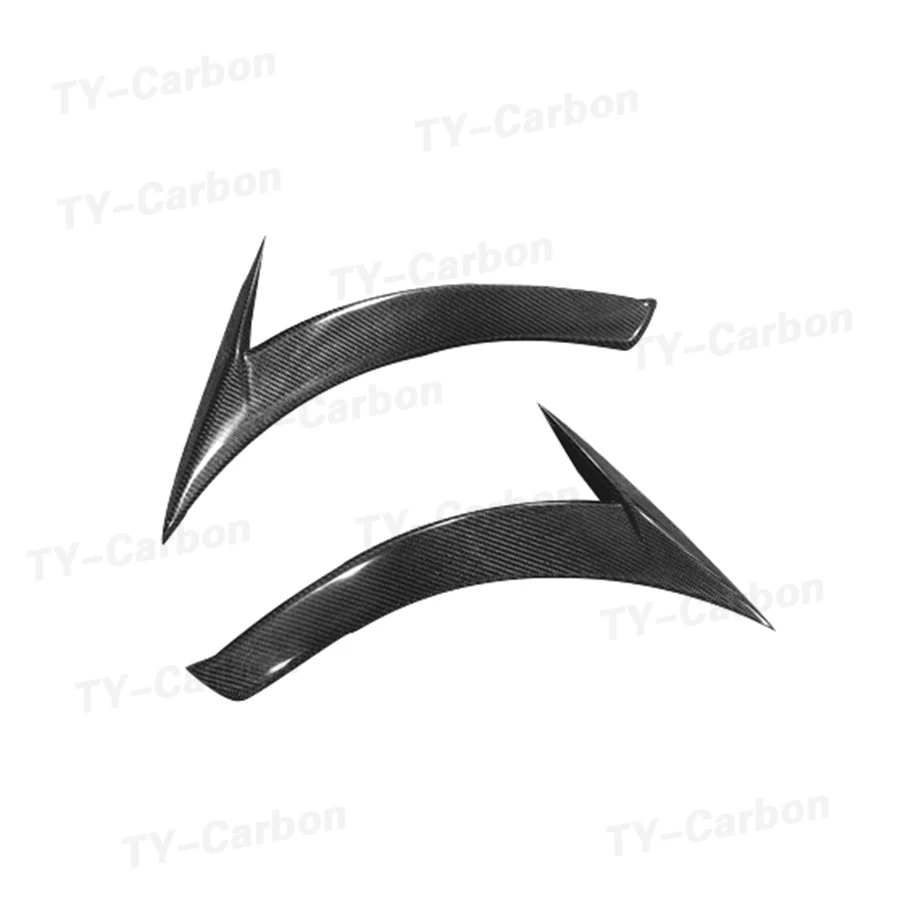 Real Carbon Fiber Front Fender Vent Fin Gill Trim Covers For Benz CLA W117 CLA180 CLA200 CLA250 2013-2019 Decoration
