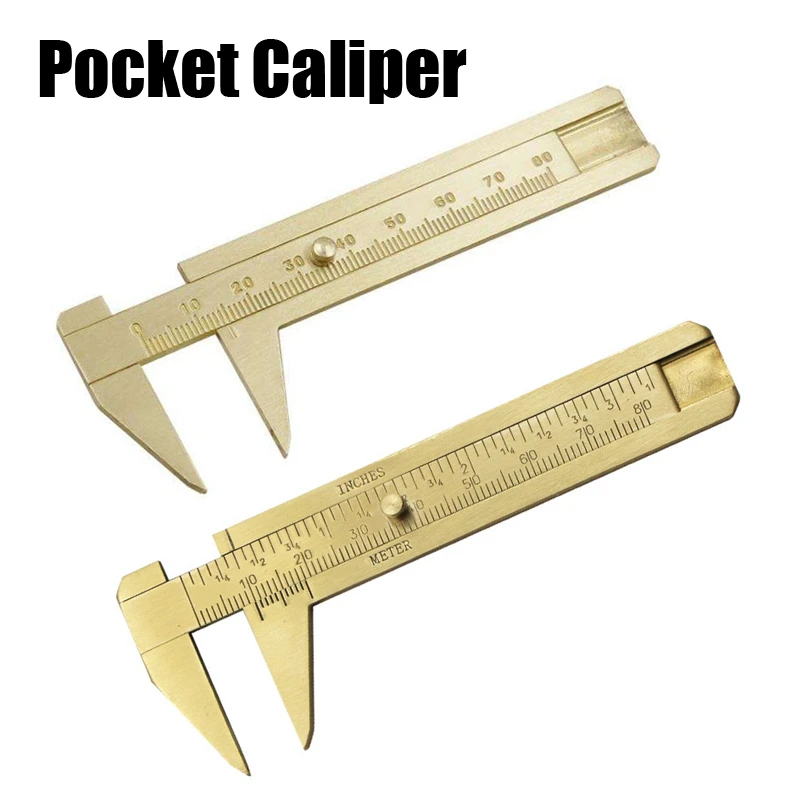 Copper Alloy Sliding Pocket Caliper Copper Alloy Vernier Caliper