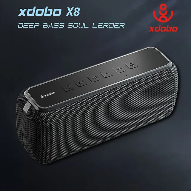 XDOBO X8 60W Portable Outdoor Speakers Bluetooth Wireless Bass Subwoofer Waterproof 6600mAh TWS Function Support TF/AUX