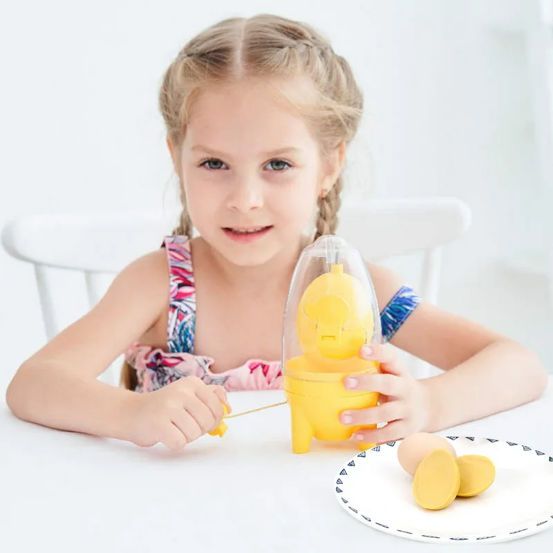 Silicone Egg Scrambler Hand Egg Shaker Mixer Food Grade Egg Spinner Kitchen Manual Tool In Shell Egg Spinner for Golden Eggs