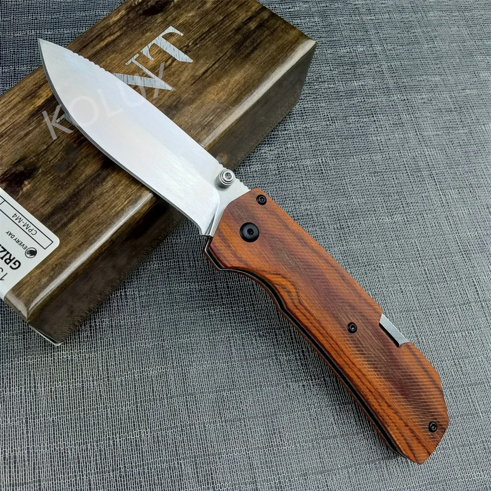 

BM 15060 Limited Edition Grizzly Creek Folding Knife S30V Blade Orange/Black Wood Handles Outdoor Hunting Survival Knives