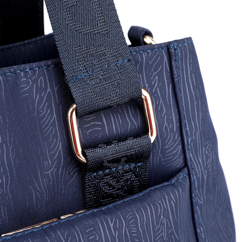 High Quality Shoulder bags for Women's Top-Handle Bags Nylon Ladies Totes Crossbody Bag Female Handbags Three Zipper Main Bag