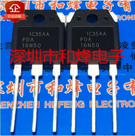 

Free shipping 20PCS FDA16N50 TO-3P 500V 16A