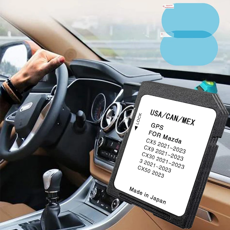For Mazda 3 CX5 CX9 CX30 CX50 Newest Update Maps Version Navigation SD