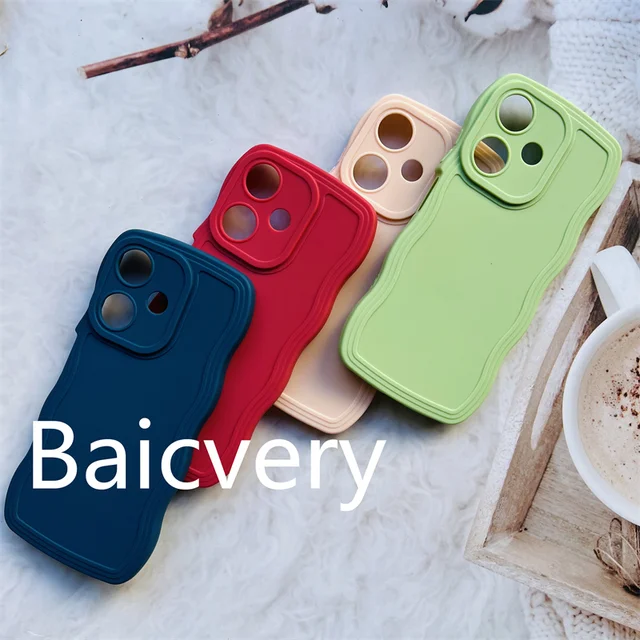 Phone Case For Infinix Hot 30i Hot 30 Hot 30 Play Springy Soft Wavy Edge Design.jpg