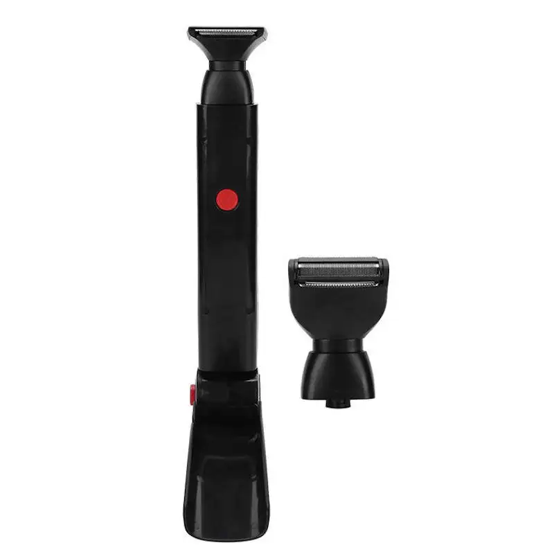 Long handle waterproof men back shaver USB rechargeable body hair trimmer folding back shaver for men 4