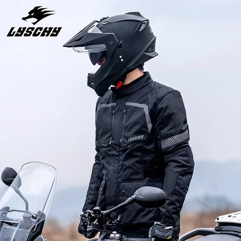 Motocross Jacket Autumn Winter Waterproof Warm Inner Liner Motorcycle Riding Clothing Anti-fall Off-road Jacket Rallysuit