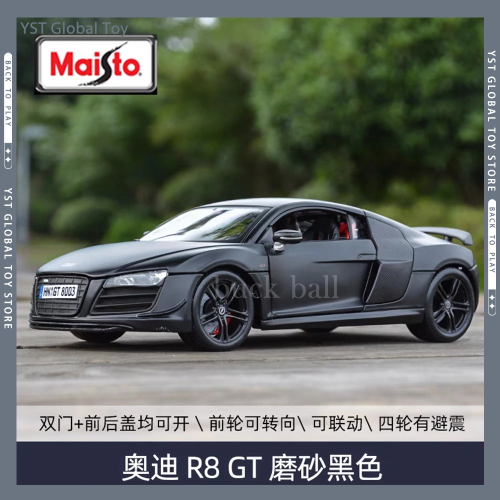 maisto-1-18-audi-r8-gt-static-vehicles-alloy-model-car-sports-static-die-cast-diecast-retro-collection-adults-children-toy-gifts