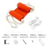 Creative Foot Hammock Portable Office Table Hanging Feetrest Pad Foldable Lazy Rest Foot Mat Universal Feet Pad Accessories 5