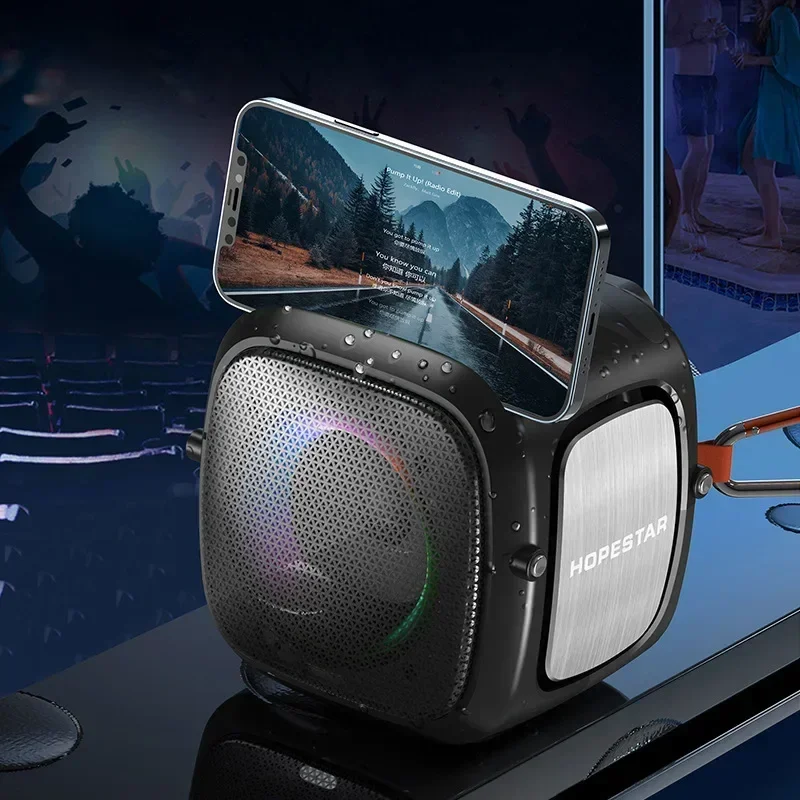 

Mini Wireless Outdoor Bluetooth Speaker Stereo Music Player Portable FM Radio TF Card Subwoofer LED Music Player Caixa De Som