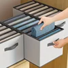 1pc Foldable Fabric Drawer Organizer for Jeans, Shirts, and Blankets - Space-Saving Closet Divider for Home Storage 6