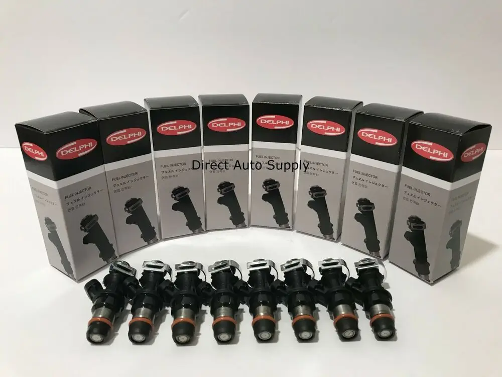 

8 новых топливных инжекторов OEM 25317628 для 01-07 GM 4.8L 5.3L 6.0L V8