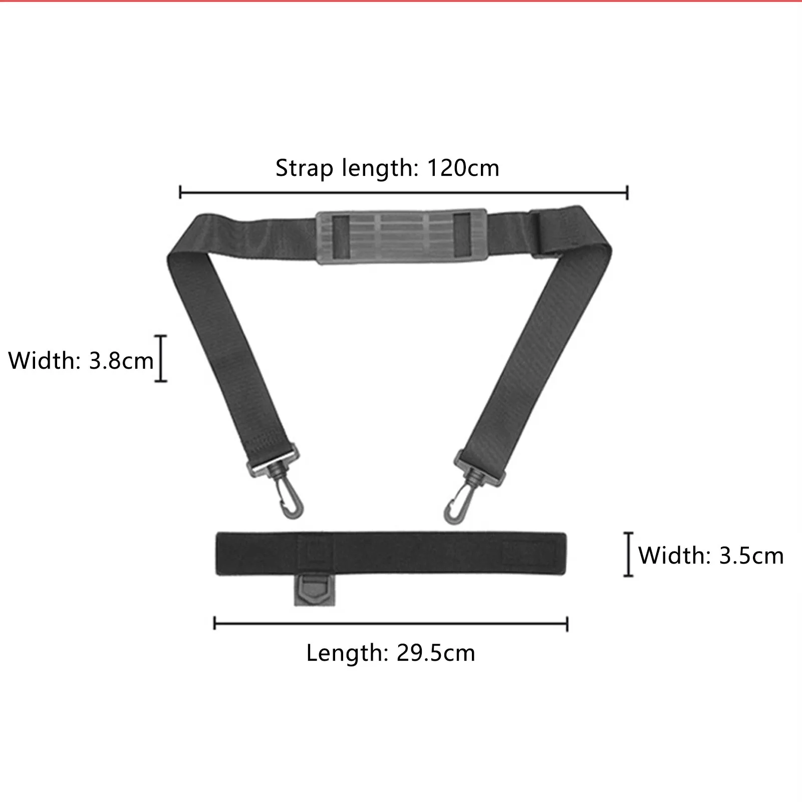 Fishing Rod Holder Belt Wide Fishing Rod Carry Straps Reduces the Load Transport Rods and Free Hands