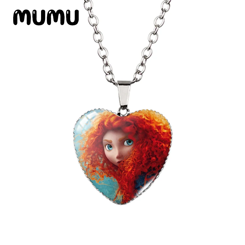 Pendant Disney Merida Jewelry Enchanted Disney Merida Pear-Shaped