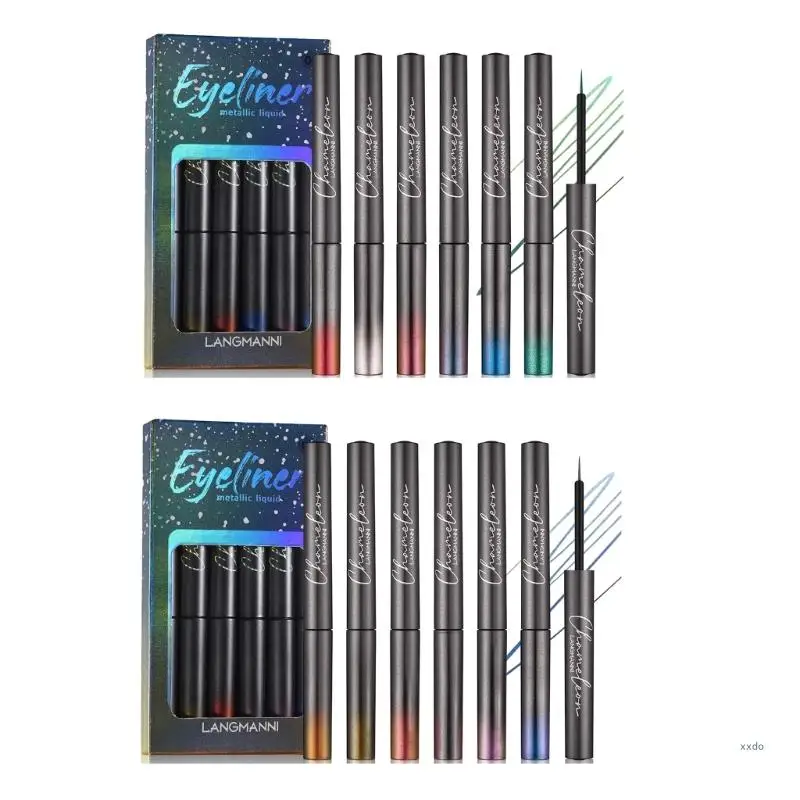 

LANGMANNEye Catching Shimmering Liquid Glitter Eyeliner Collection Colorful Sparklings Eyeliners Waterproof Long Lasting Formula