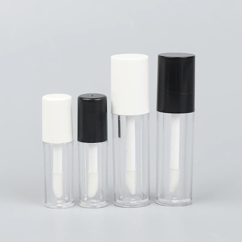 

1Pcs Mini Refillable Empty Bottles Trial Lip Gloss Tube Transparent Lip Glaze Sample Portable Container Lipstick DIY Makeup Tool