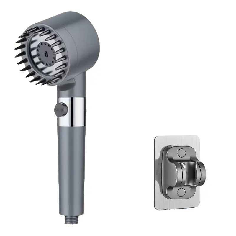 Shower for Bathroom Accessories Three Level Adjustment Showerhead Pressurization Head Massage Knobs Filter Set Showers Parts - Image 18