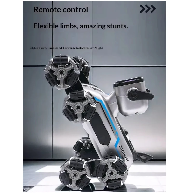 제스처 감지 전동 RC 로봇 강아지 장난감 8륜 지능형 애완견 자동차 어린이 남자아이 생일 크리스마스 선물