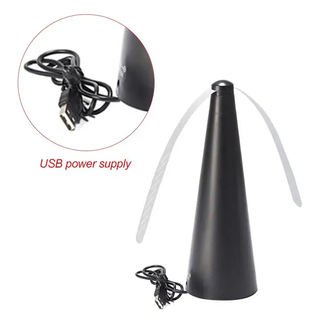 Fly Repeller Usb Töltés Többfunkciós Automatikus Elektronikus Kártevőirtó Ventilátor Penge Szúnyogok Légyhibák Taszító Élelmiszervédő - Image 4