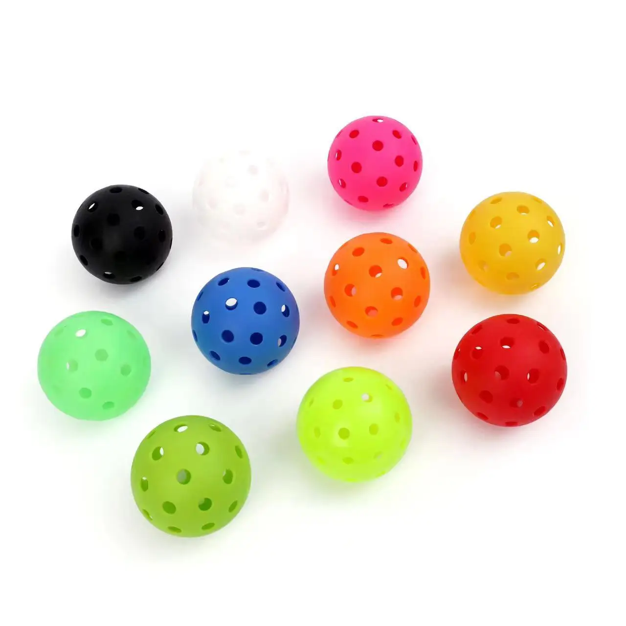 1 /4Pcs Outdoor Pickleball 40-Hole Training Pickleball Accessories 74mm Standard Competition Competition Practice Sup