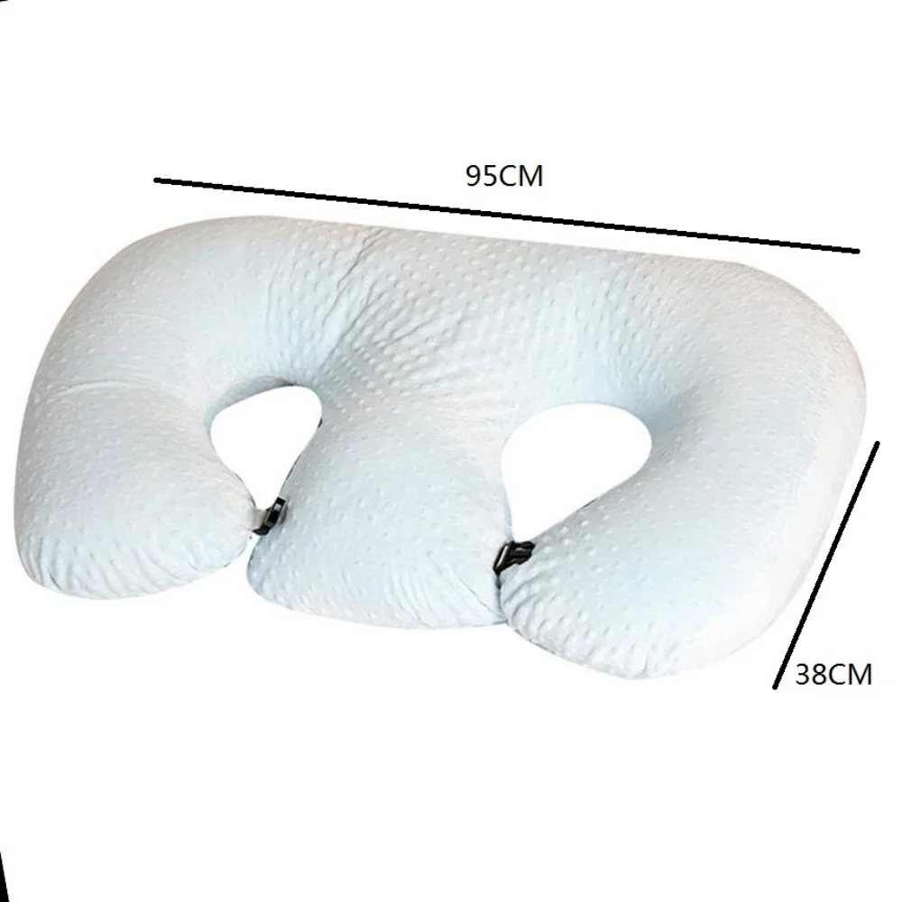 Baby Pillow Bubble Detachable Nursing Pad For Twins Soft Baby Anti-Spitting Milk Cushion Multifunctional Breastfeeding Pillow