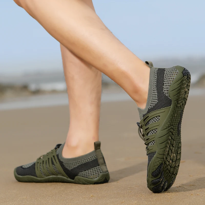 2023 hot sale outdoor sports shoes brand mesh breathable wading quick-drying shoes men women beach shoes Indoor fitness shoes