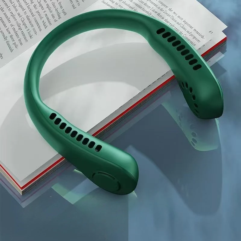 Portable Mini Hanging Neck Fan, Electric Ventilation Fan, Hanging Neck Fan, Lazy USB Charging Fan, Silent Outdoor Sports Fan