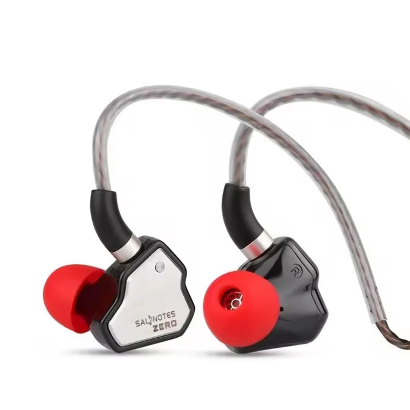 7Hz Salnotes Zero 1 HiFi 10mm Dynamic Driver In Ear Earphone IEM Metal Composite Diaphragm N52 Magnet