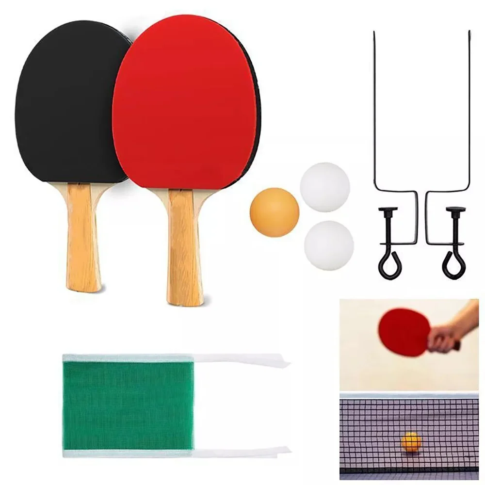 Ping-Pong-Set-2-Rockets-3-Balls-Back-To-Dock-1-The-Net-Table-Tennis ...