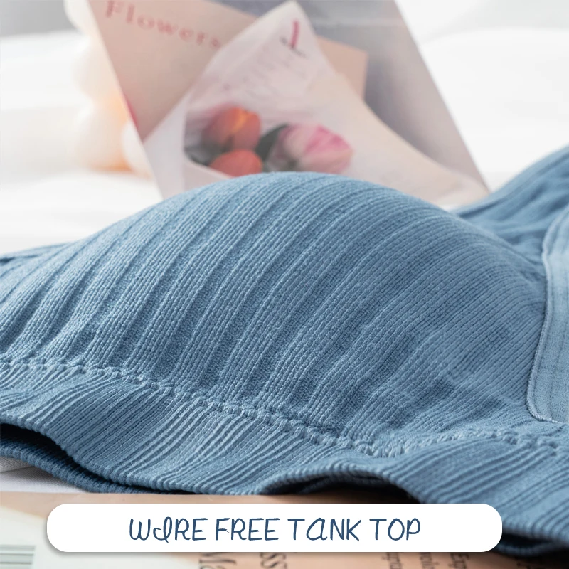 Breastfeeding Bra Pregnancy Clothes Maternity Sleep Nursing Bra Deep V Cotton Feeding Bra for Allaitement Pregnant Women 4