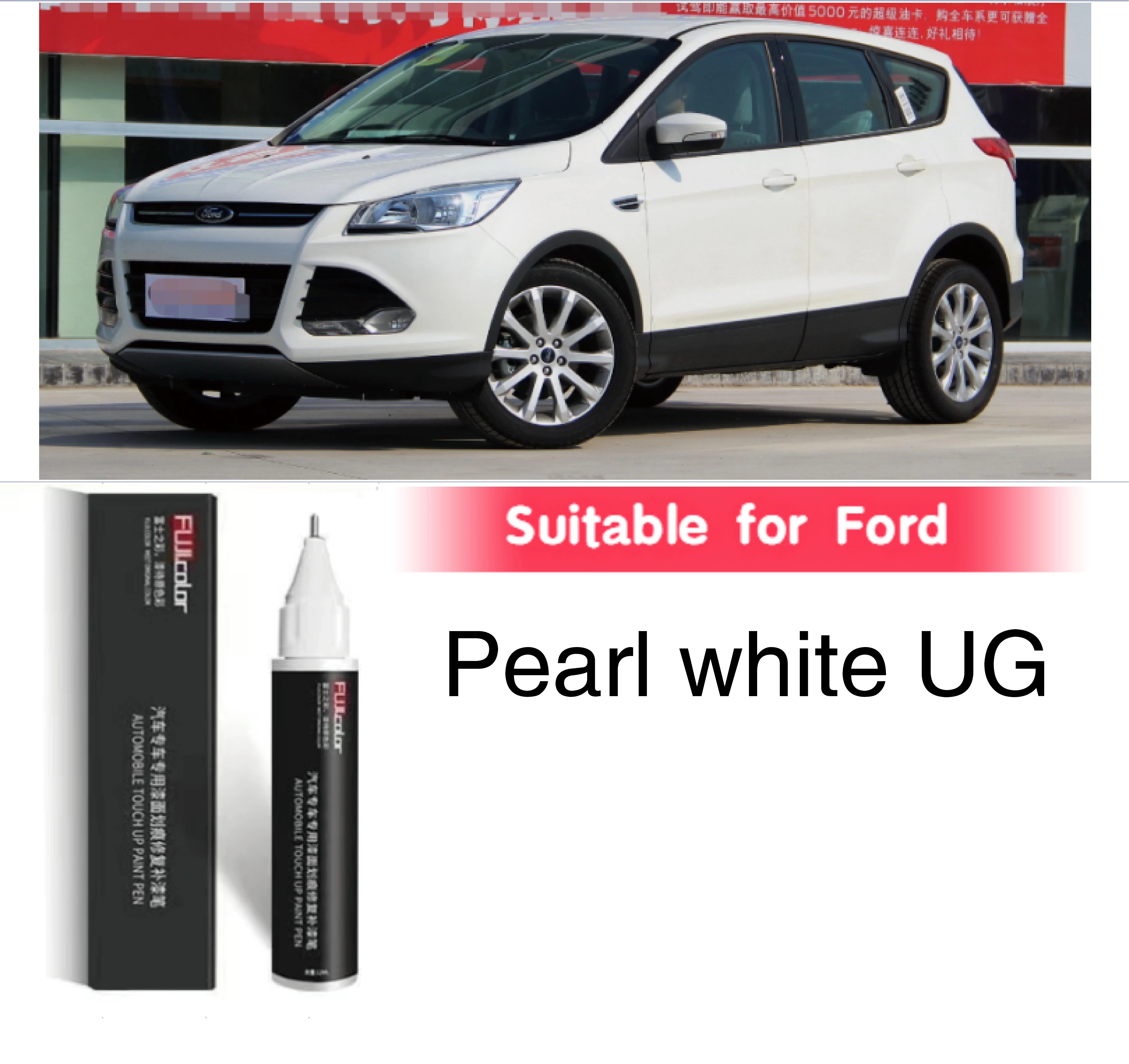 Ford Pearl White Paint