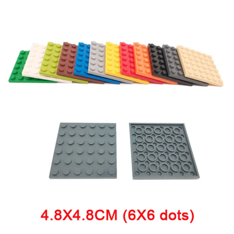 wooden stacking blocks Double-sided Base Plates Plastic Small Bricks Baseplates Compatible classic dimensions Building Blocks Construction Toys 32*32 wood blocks for crafts Blocks