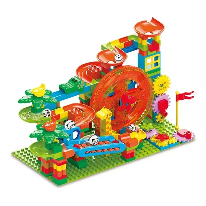 Giant Marble Run Maze Building Blocks Set - Educational Toy