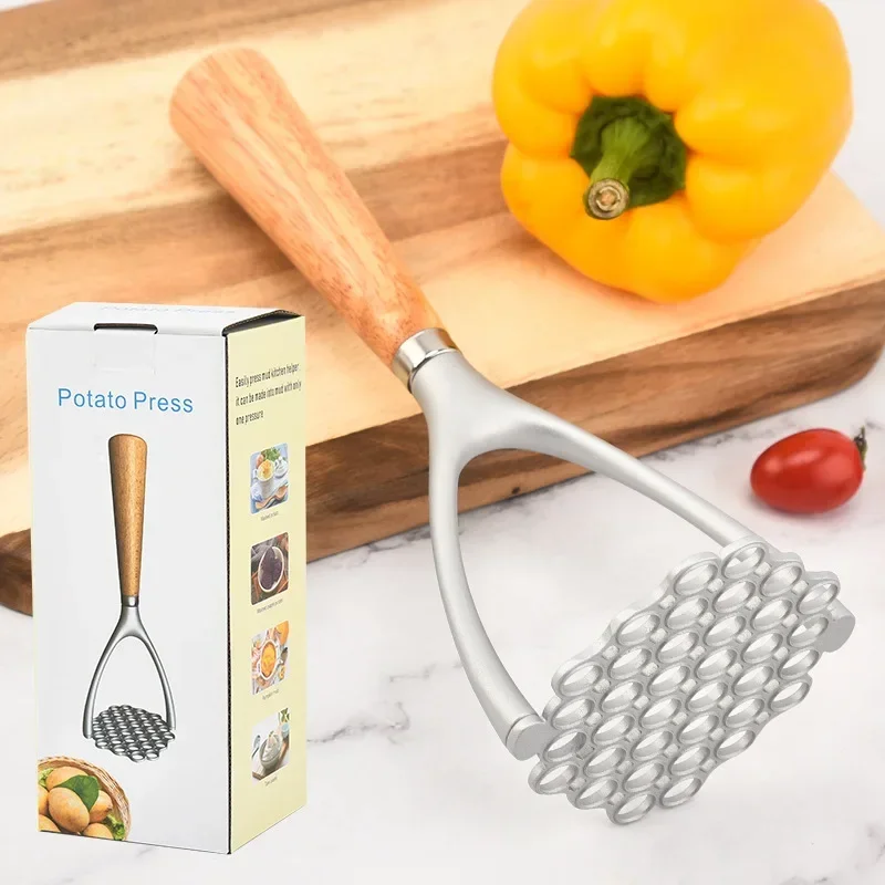 Potato Masher Manual Potato Masher Meat Potato Pressor Tool Whisk Food Cutter Crusher Garlic Pusher