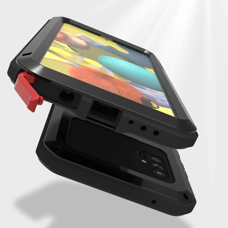 Original Love Mei 360 Armor Heavy Duty Metal Tank Case For Samsung Galaxy S21 S20 Fe S10 S10e S9 Plus Note 10 20 Ultra Lite Pro