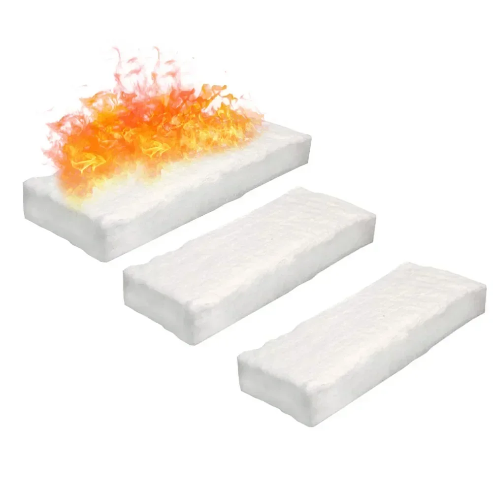 Fiber Blanket Ceramic Sponge Fiber Blanket Environmentally Firebox Safety Bio Fire Wool Sponge 30*10*1.5cm/2.5cm
