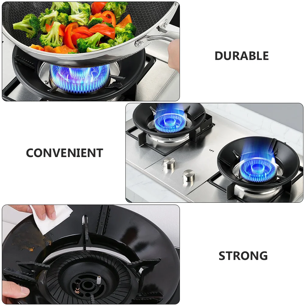 Cast Iron Wok Support Ring Burner Ring for Gas Stove Rack Pot, Wok Ring