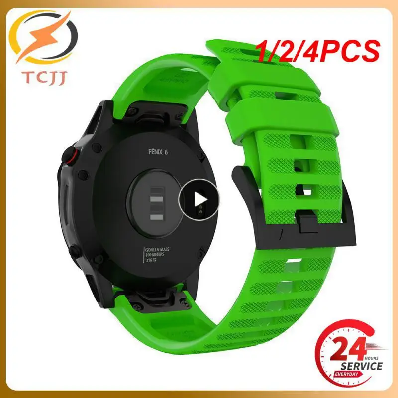 

1/2/4PCS 26MM Silicone Watch Band Strap For Garmin Fenix 6X 6 7X 7 EPIX 935 QuickFit Wristband Fenix 5 5X Plus Smartwatch