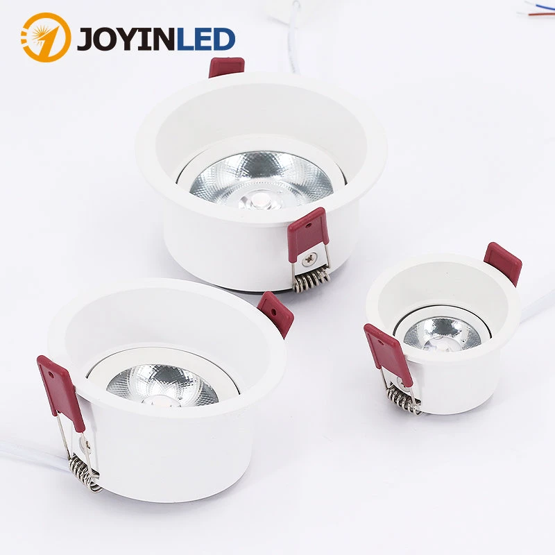 Modern Design White Black Round Led Ceiling Light Adjustable Lamp