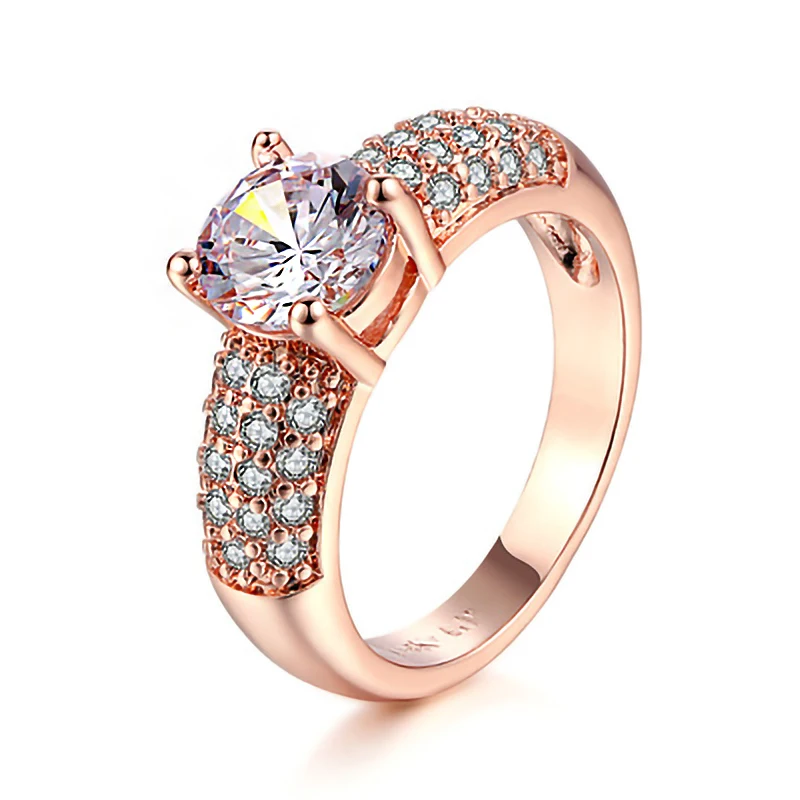 Silver Color Wedding Band Rings For Women Engagement Bridal Jewelry Square Luxury Bijoux Femme