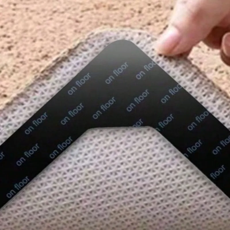 Carpet Anti Slip Fixing Strap PU Washable, Residue Free, Reusable Sticker for Convenient and Practical Household Essential Items